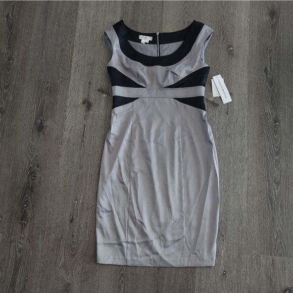 NEW London Style Black Gray Formal Business Dress 8 - Picture 1 of 9